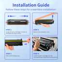 218A Toner Cartridges 4 Pack (with Chip) Compatible Replacement for HP 218A 218X for Color LaserJet Pro 3201dw MFP 3301fdw 3301cdw 3301sdw Printer Ink W2180A W2180X High Yield (BCMY, 4-Pack)