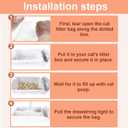 Heavy Duty Cat Litter Box Liners for Fsitego & Fumoi Automatic Litter Boxes, Extra Thick Self-Cleaning Litter Box Bags for cumrigel litter bags, Cat Litter Bags with Drawstring and Leakproof (20 Count (Pack of 4))