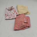 Amazon Essentials Toddlers and Baby Girls' Cotton Long-Sleeve Dress, Pack of 3 (2T, Pale Yellow/Floral)