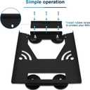 Starlink Mini Mount with Portable Magnetic, Universal Compatibility, Black Alloy Steel Floor Mount