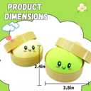 Dumpling Squishies Mystery Box, Squishies Dumpling Toys for Teens & Adults, Stretchy Squeeze Dough Ball, Sensory Stress Ball Squeeze Toys for Stress ReliefWhite and Green