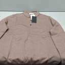 Men's Polo Sweater Fashion Collar Casual Sweater (Brown, XL)