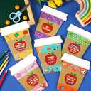 6 x Jansun 12 Pack Teacher Appreciation Coffee Gift Card Holders, Teacher Appreciation Gift Card Holders Teachers Day Appreciation Present for Colleague Teacher Holiday Gift Supplies