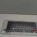 XVX PBT Keycaps - Side Print Keycaps 60 65 75 100 Percent, Double Shot Shine Through Custom Key caps, Black 136 Keys Set, OEM Profile, Minimalist Style Phantom for Cherry Gateron MX Switche Keyboard