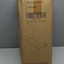 QILLOWAY Indoor/Outdoor Bench Cushion, Thick Upholstery Foam Couch Swing Pads with Ties,48-Inches,Dark Grey