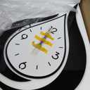 MEISD Decorative Wall Clock for Living Room Decor, Modern Wall Clocks Battery Operated for Bedroom Kitchen Office Home, 16.5 Inch Acrylic Big Silent Creative Wall Clock Non Ticking (22 Inch)