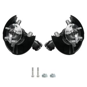 2PC Steering Knuckle Wheel Bearing Hub Assembly Front Left Right Side Compatible with 2016-2021 Honda Civic Coupe Sedan, Replace 686-430 686-431