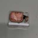 Inesore for AirPods Pro 3 Case 2025 with Lock, for Women Girly Floral Cute Case Compatible with Apple Airpods Pro 3rd Generation Cover, with Phone Stand,Keychain & Cleaner Kit-Pink Gold Marble