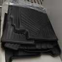 Floor Mats & Trunk Mat with Backrest Set for 2021-2024 2025 Chevrolet/Chevy Suburban 7 Seats (2 Row Bucket Seats)/GMC Yukon XL(Only XL)/Cadillac Escalade ESV, TPE Car Floor Liners with Cargo Liner