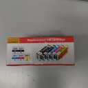 PGI-250XL CLI-251XL 5 Color Value Pack, Compatible for Canon 250 251 Ink Cartridges to use with PIXMA MX922, MG5420, MG5520, MG5522, MG6320, MG6620, iP7220 (PGBK, Black, Cyan, Magenta, Yellow)