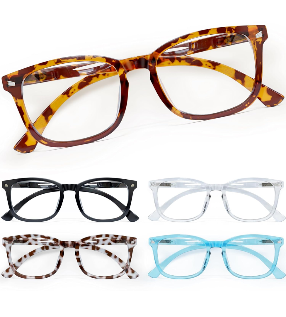 CCVOO Reading Glasses for Women/Men, Eyeglasses, Blue Light Readers for Women/Men, Computer Eye Glasses, Cheaters