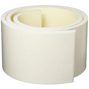Closed-Cell Foam Rolls, White, 1/2"X6"X72", Adhesive