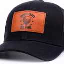 KOLWOVEN Best Dad by Par Golf Hat, Gifts for Men, Perfect for Fathers Day, Birthday, or Dad Gifts from Daughter and Son (One Size)