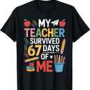 67 Days of School T-Shirt Small