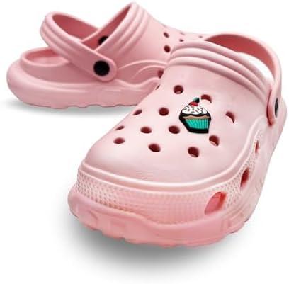 POPO PEA Girls Durable Roomy Sandals Little Big Kids Luminous Slip on Clogs Boys Children Pool Water Garden Swim Beach Slipper 34-35