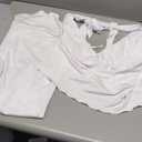 Doweha Women's Sexy Summer Two Piece Outfits Sleeveless Backless Deep V Neck Tank Tops And High Waisted Pants Matching Sets XL