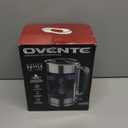 OVENTE Electric Kettle, 1.8L Tea Kettle Cordless with Borosilicate Glass Water Boiler, Stainless Steel Base, Acrylic Handle, 1500W Fast Boil Electric Kettle, Easy Fill Lid, Auto Shutoff, Silver KG911S
