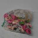 Kalakriti Wedding Door Hangings| Floral Wall Hanging with Pearls| Pooja Room Decoration Items| Back Dropper Showpiece for Indian Diwali Decor Gift Item | Multicolour, 24 inch Long, Pack of 2