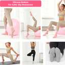 Pilates Socks - Non Slip Yoga Socks with Grippers, Sticky Barre Hospital Slipper Socks, 3-Pair Pack