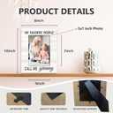 2 x Beliran Granny Gifts Picture Frame 5x7, Grandma Photo Frame, Christmas Mothers Day Birthday Gifts for Grannys, My Favorite People Call Me Granny Wooden Picture Photo Frames for Desk Home Room Decor