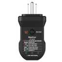 Outlet Tester, Receptacle Tester for Standard 3-Wire 120V Electrical Receptacles, Socket Tester for GFCI/Standard North American AC Electrical Outlets, Detects Common Wiring Problems