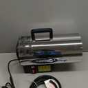 Flame King 60,000 BTU Portable Propane Forced Air Heater Outdoor Great for Jobsite, Construction, Garage, Patio, Stainless Steel