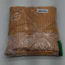 MIULEE Burnt Orange Decorative Throw Pillow Covers for Couch Bed Livingroom 20x20 Inch Set of 2 Boho Accent Throw Pllows Broadside Striped Patchwork Soft Corduroy Pillowcases