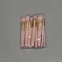 Z'OREYA Makeup Brushes 15Pcs Makeup Brush Set Premium Synthetic Kabuki Brush Cosmetics Foundation Concealers Powder Blush Blending Face Eye Shadows Brush Set (Pink)