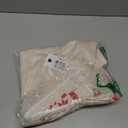 Horaldaily Christmas Tablecloth 90×90 Inch Round, Beige Snow House Pine Trees Washable Table Cover for Party Picnic Dinner Decor