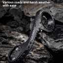 ROCKBROS Out Front Mount Compatible with Garmin, iGPSPORT - Bike Handlebar 1.26-1.38/ 32-35mm
