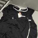 PATPAT Pajama Set for Women Viscose from Bamboo 2 Piece Soft Lounge Set Short Sleeve Tops and Shorts Sleepwear, XL (Black)