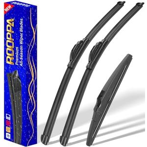 3 wipers Replacement for 2016-2021 Chevrolet Chevy Spark, Windshield Wiper Blades Original Equipment Replacement - 24"/14"/8" (Set of 3) U/J HOOK
