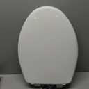 Little2Big Toilet Seat with Built-In Toddler Potty Training Seat, Slow Close, Easy to Install, Made in USA, ELONGATED, White