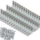 1.5" inch Corner Brace Angle Repair Bracket w/Screws (Pack of 50)