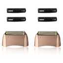 2 Pack Pro Shaver Replacement Foil and Cutters Compatible with andis 17220/17230 Shaver ProFoil Lithium Replacement