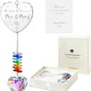 Wedding Gifts, Mr & Mrs Gift, Wedding Ornament for Newlyweds, K9 Crystal Just Married Party Christmas Decorations