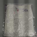 ANRABESS Women Beach Crochet Cover Ups Summer Knit Swimwear Short Sleeve Mesh Dress 2025 Vacation Bathing Suit Swimsuits White X-Large (White, XL)