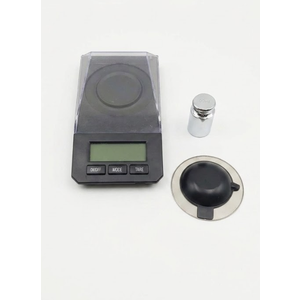Milligram Scale 50g/0.001g High Precision Mg Scale, Portable Jewelry Scale .001 Gram Accuracy, Powder Scale, Digital Miligram Scale for Powder Medicine with Tray/Tweezers/Calibration Weight