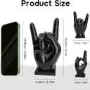 Drumstick Holder, Black Drum Stick Rack with Anti-Roll Base, Wizard Wand Display Stand, Funny Gift for Drummer