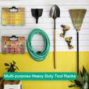 G.CORE 8-Pack Pegboard Hooks, Peg Board Tool Utility Hooks & Hangers Fit 1/4" Pegboards, Heavy Duty Metal Peg Board Shelving Hooks, Wall Organizers and Storage for Craft Room Garage Workbench Office