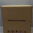 Orsong Bathroom Exhaust Fan with Heater and Light 1800W, 160 CFM, 1.0 Sone Quiet Operation, Bathroom Vent with Heater Quickly Reaches A Comfortable Temperature in Just 1 Minute
