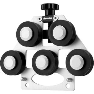 Tubing Straightener Pipe Straightener Brake Line Tubing Adjustable Straightening Tool For Coiled Copper, Aluminum, PEX Tubing from 3/16 to 1/2 in Dia. (Silver)