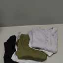 Ficerd 3 Pack Men's Big and Tall Henley T-Shirts Long Sleeve Plus Size Cotton Blend Tee Loose Fit Casual Fall Basic Tops (X-Large, Light Gray, Army Green, Black)