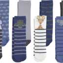 Hudson Baby Baby Girls' Cotton Rich Knee-high Socks (6-12 Months, Safari Boy)