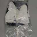 SweatyRocks Women's 2 In 1 Shirt Dresses Short Sleeve Color Block A Line Pleated Collar Mini Dress Black and White Large