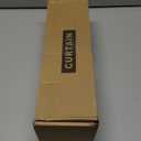 100% Black Out Pleated Folding Curtains with Magnetic Closure, Curtain for Patio Door-Heat Blocking Home Decor Drapery, 1 Panel, W45 x L96, Tan