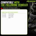Front Lower Control Arm w/Ball Joint Suspension Kit for Nissan Rogue 2014-2020, Rogue Sport 2017 2018 2019 2020 2021 2022, Qashqai 2017-2023（K623110, K623111）- Left & Right 2pcs