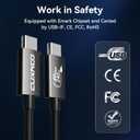 8K USB 4 Cable 40Gbps 240W Fast Charge C-C Cable for Laptop/Monitor/Portable Hard Drive/Docking Station, 2m (6.6ft)