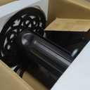 Metal Decorative Garden Hose Reel, Heavy Duty Hose Holder for Outside, Aluminum Frame, No-Leak Aluminum Water System, Easy Assmbly, Wall Mount, Holds 135 ft x 5/8" Hose Storage, Dark Bronze