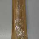 ENJOYBASICS 2 Pack No Drill Curtain Rods for Window 28 to 48 Inches, 5/8 Inch Diameter Renter Friendly Drapery Rod with Adhesive Brackets without Drilling, Adjustable from 27 to 52 Inches, Black